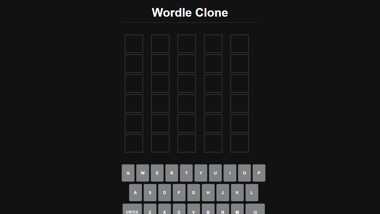 Wordle Clone